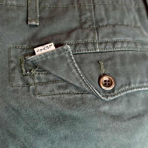 Levi’s Mens Green Chino Khaki Pants size 32x34 White Tab I.D. 55688 - Picture 4 of 11